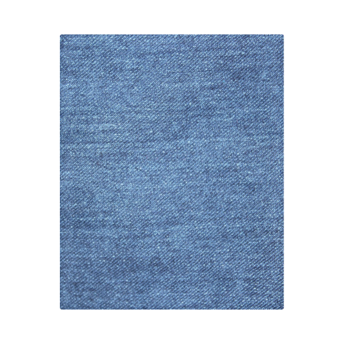 Classic Denim Blue Duvet Cover 86"x70" ( All-over-print)