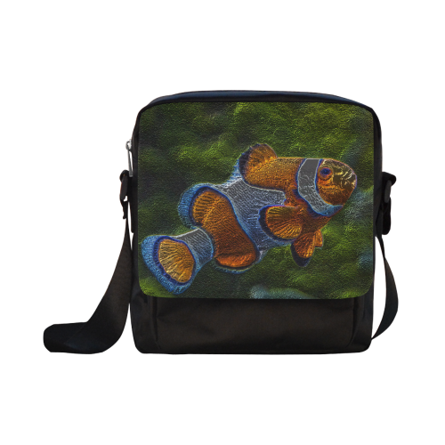 AnemoneClownFish20151005 Crossbody Nylon Bags (Model 1633)