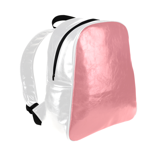 Flamingo Pink Color Accent Multi-Pockets Backpack (Model 1636)