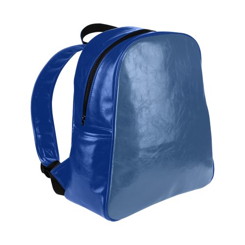 Bright Cobalt Color Accent Multi-Pockets Backpack (Model 1636)