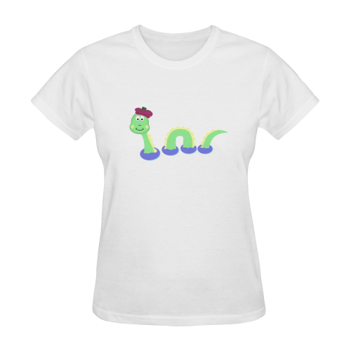 Loch Ness Monster Sunny Women's T-shirt (Model T05)