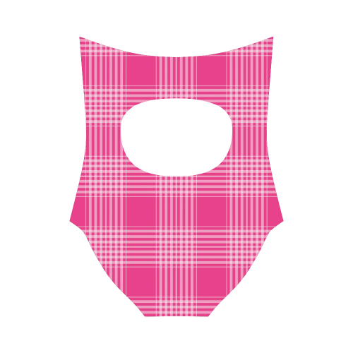 Checks011Q Strap Swimsuit ( Model S05)