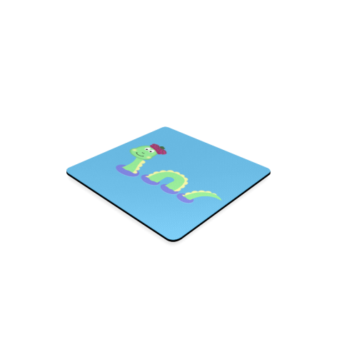 Loch Ness Monster Square Coaster