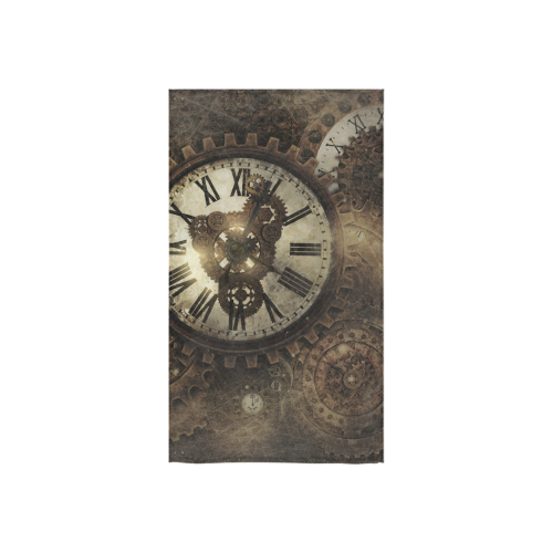 Vintage Steampunk Clocks Custom Towel 16"x28"
