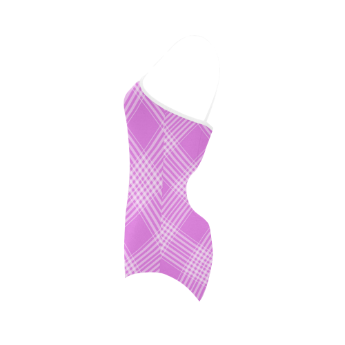 Checks014Q Strap Swimsuit ( Model S05)