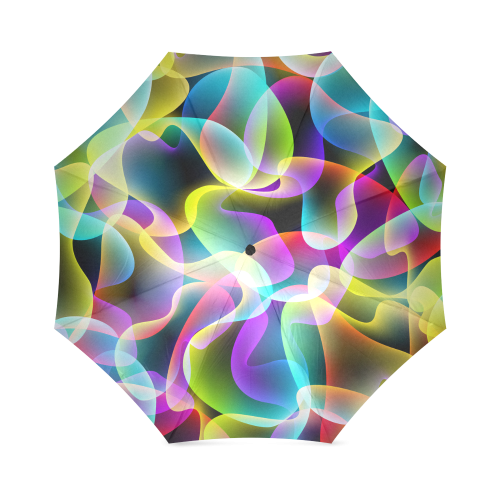 glowing swirls Foldable Umbrella (Model U01)