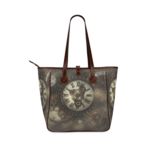 Vintage Steampunk Clocks Classic Tote Bag (Model 1644)