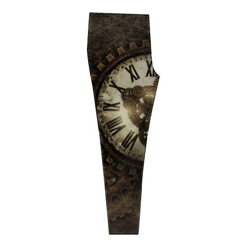 Vintage Steampunk Clocks Cassandra Women's Leggings (Model L01)