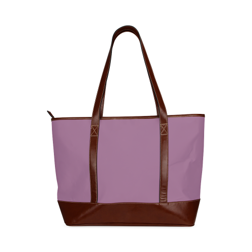 Amethyst Color Accent Tote Handbag (Model 1642)
