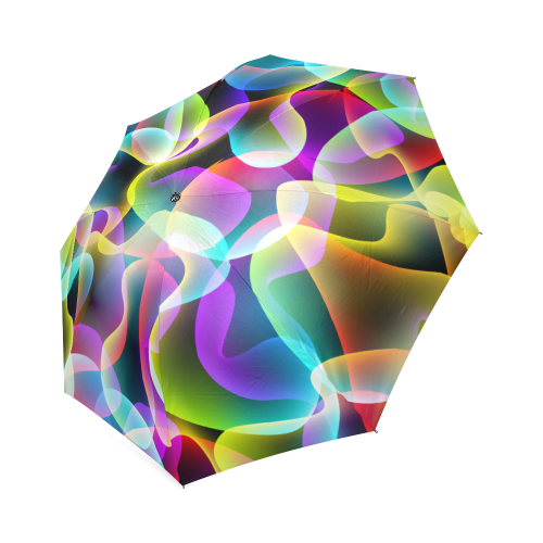 glowing swirls Foldable Umbrella (Model U01)
