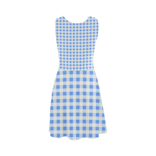 Sky Blue Gingham Atalanta Sundress (Model D04)