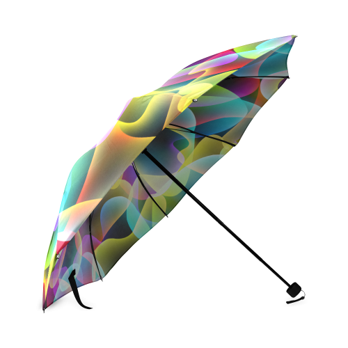 glowing swirls Foldable Umbrella (Model U01)