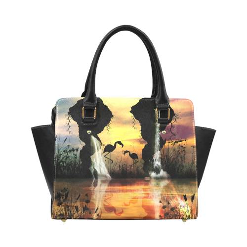 Flamingo Classic Shoulder Handbag (Model 1653)