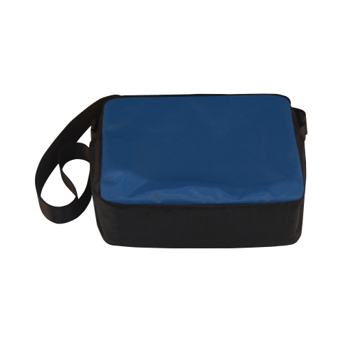 Cool Black Color Accent Classic Cross-body Nylon Bags (Model 1632)