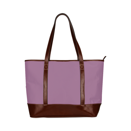 Amethyst Color Accent Tote Handbag (Model 1642)