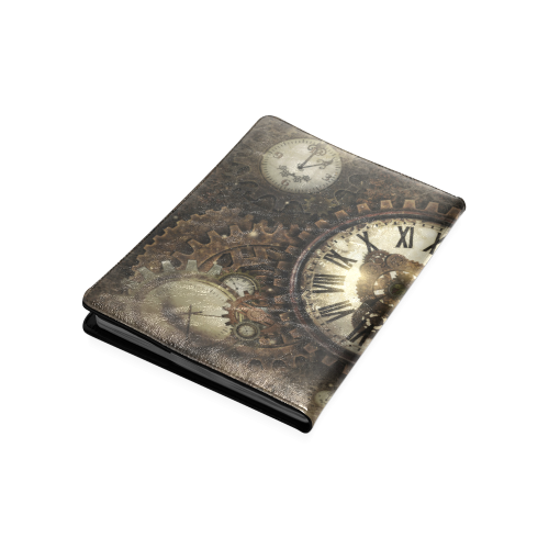 Vintage Steampunk Clocks Custom NoteBook B5