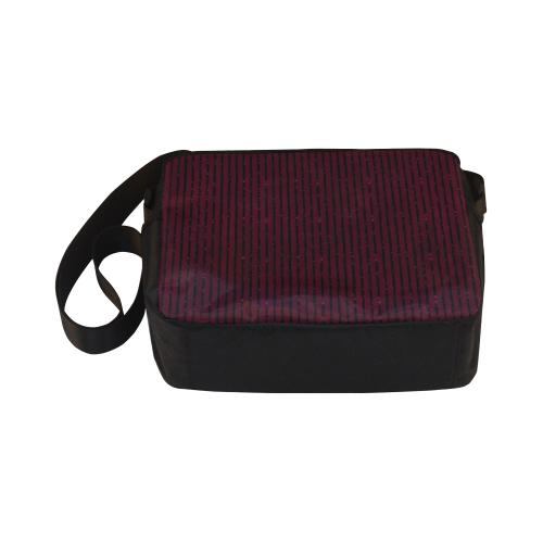 Anemone Glitter Stripe Classic Cross-body Nylon Bags (Model 1632)