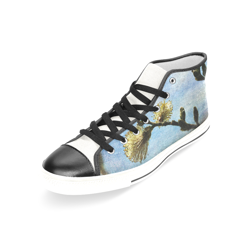 Spring Women's Classic High Top Canvas Shoes (Model 017) ID D239824