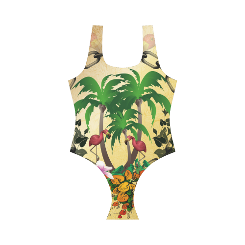 Summertime Vest One Piece Swimsuit (Model S04)