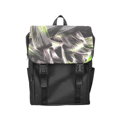 Foliage #8 - Jera Nour Black Casual Shoulders Backpack (Model 1623)