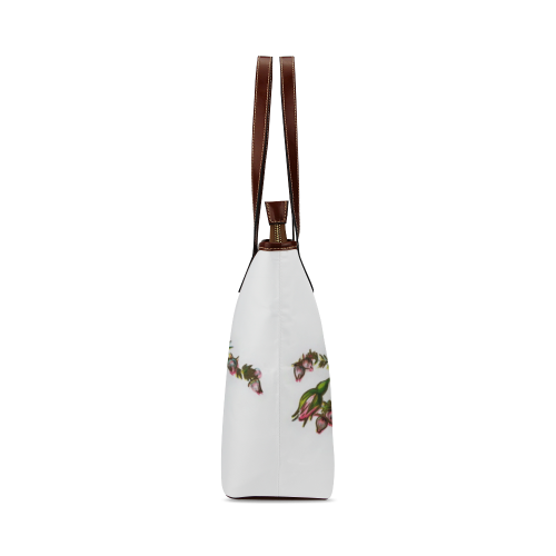 Vintage Rose Floral Shoulder Tote Bag (Model 1646)
