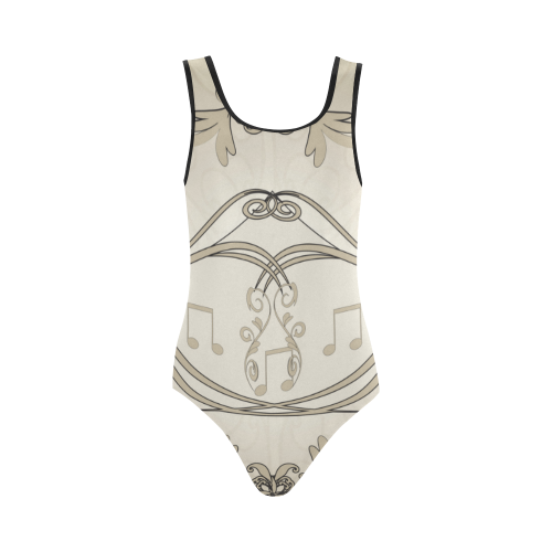 Key notes Vest One Piece Swimsuit (Model S04)