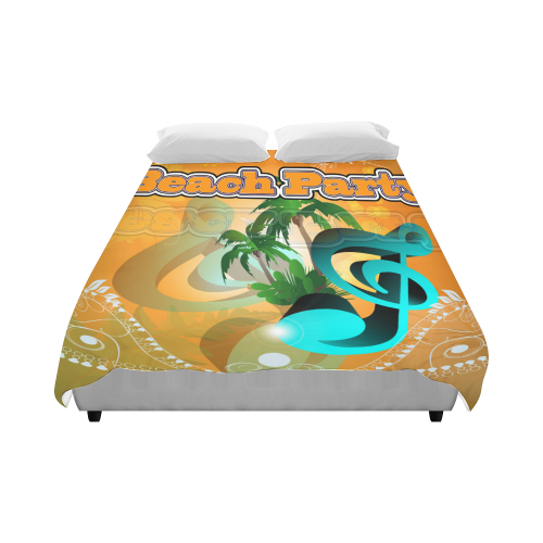 Beach party Duvet Cover 86"x70" ( All-over-print)