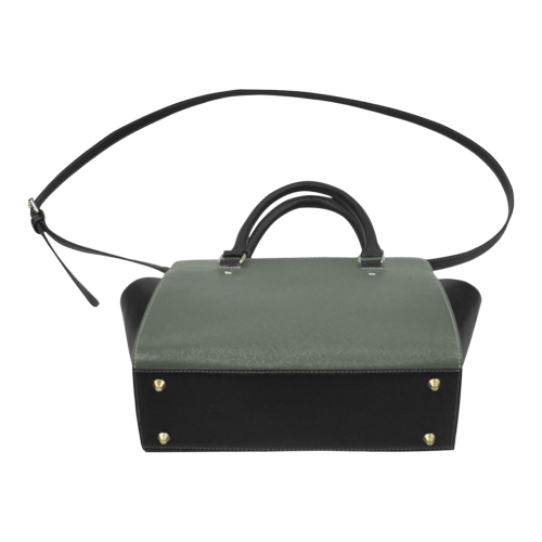 Duffel Bag Color Accent Classic Shoulder Handbag (Model 1653)