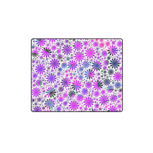 lovely allover flower shapes pink Blanket 40"x50"