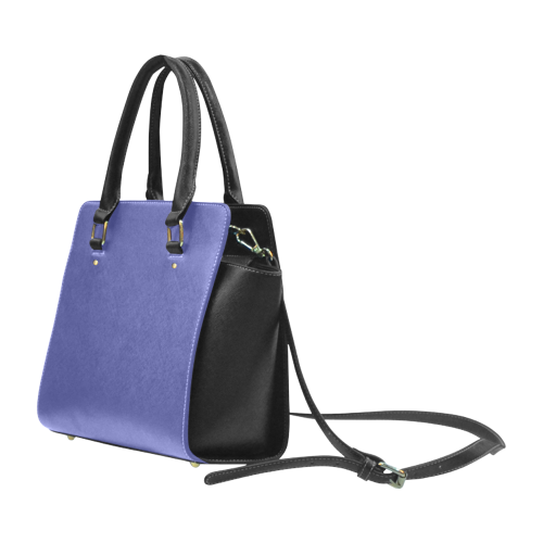 Royal Blue Color Accent Classic Shoulder Handbag (Model 1653)