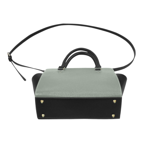 Sea Spray Color Accent Classic Shoulder Handbag (Model 1653)
