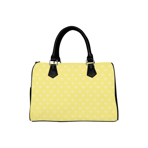 Vanilla Heart Pattern VAS2 Boston Handbag (Model 1621)