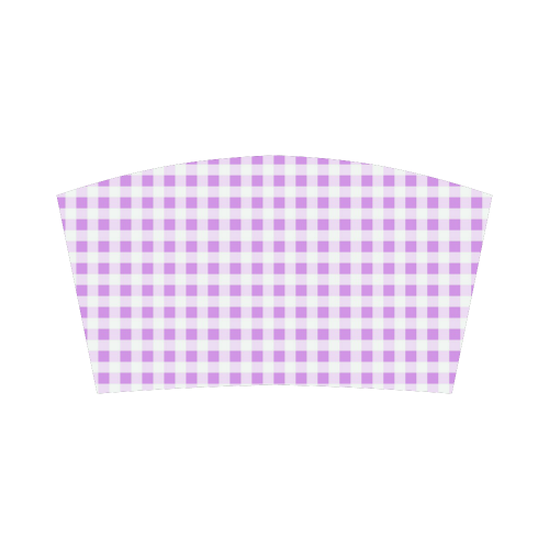 Lavender Gingham Bandeau Top