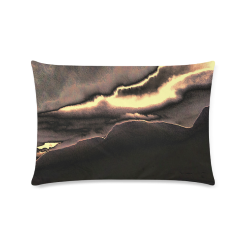 Blazing Portal - Jera Nour Custom Rectangle Pillow Case 16"x24" (one side)