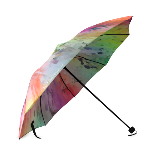 Rainbow Pattern by Nico Bielow Foldable Umbrella (Model U01)