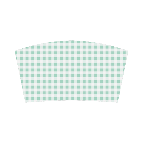 Mint Green Gingham Bandeau Top