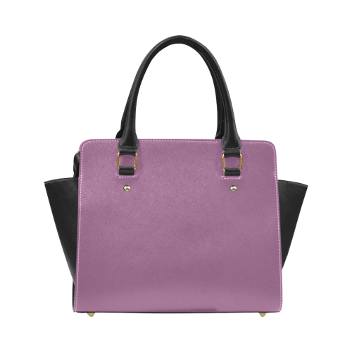 Amethyst Color Accent Classic Shoulder Handbag (Model 1653)