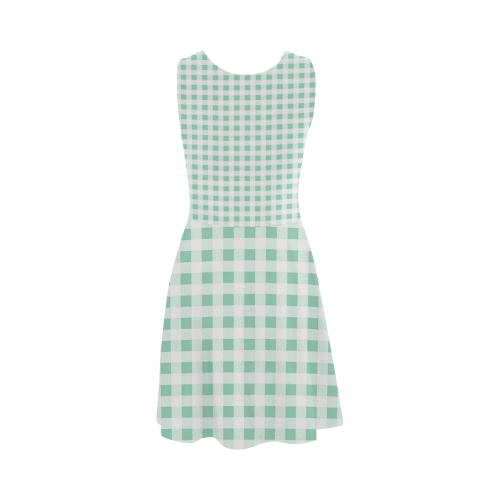 Mint Green Gingham Atalanta Sundress (Model D04)