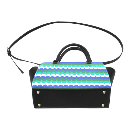 modern chevron pattern 3 Classic Shoulder Handbag (Model 1653)