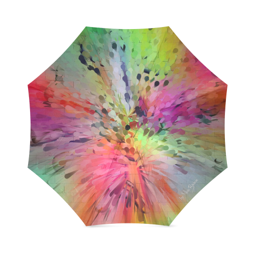 Rainbow Pattern by Nico Bielow Foldable Umbrella (Model U01)