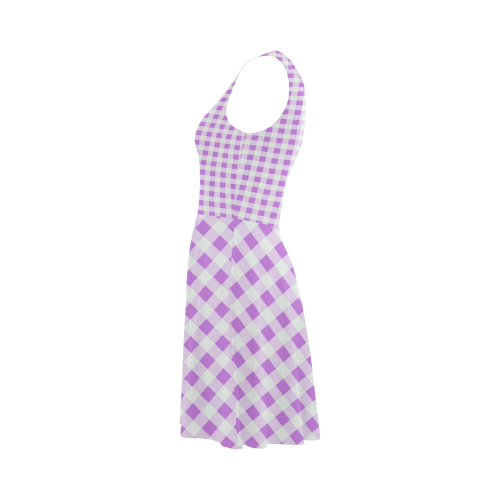 Lavender Gingham Atalanta Sundress (Model D04)