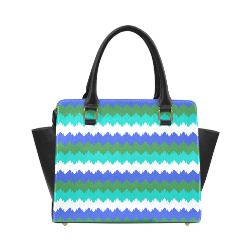 modern chevron pattern 3 Classic Shoulder Handbag (Model 1653)