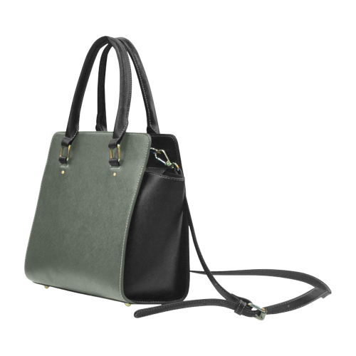 Duffel Bag Color Accent Classic Shoulder Handbag (Model 1653)
