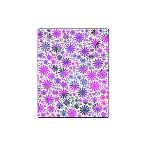 lovely allover flower shapes pink Blanket 40"x50"