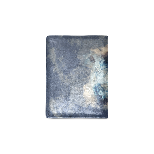 Abstract Blue Grunge Soccer Custom NoteBook B5