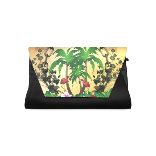 Tropical design Clutch Bag (Model 1630)