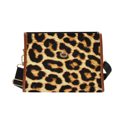 leopard skin handbag