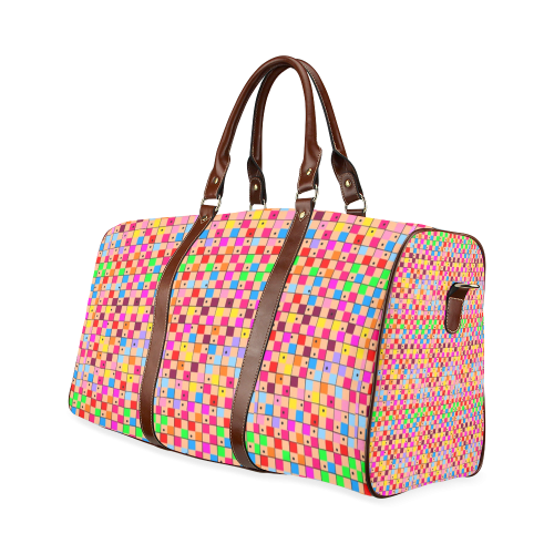 Pattern by Nico Bielow Waterproof Travel Bag/Small (Model 1639)