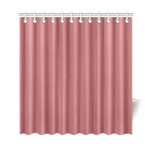 Dusty Cedar Color Accent Shower Curtain 69"x72"