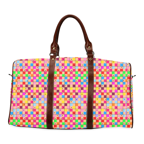 Pattern by Nico Bielow Waterproof Travel Bag/Small (Model 1639)